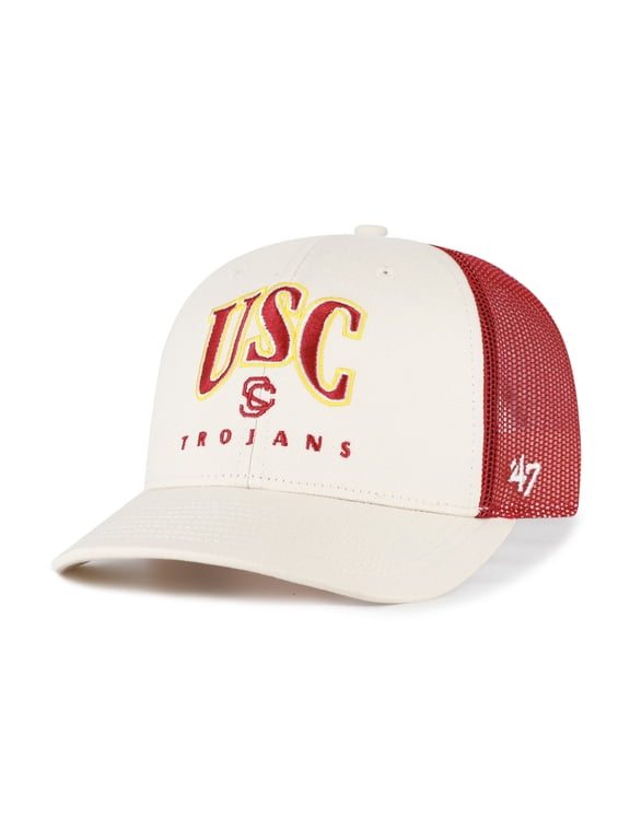 Men's '47 Natural USC Trojans Drawbridge Trucker Adjustable Hat