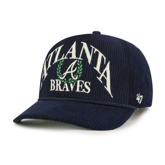 Men's '47  Navy Atlanta Braves Pitchout Rope Hitch Adjustable Hat