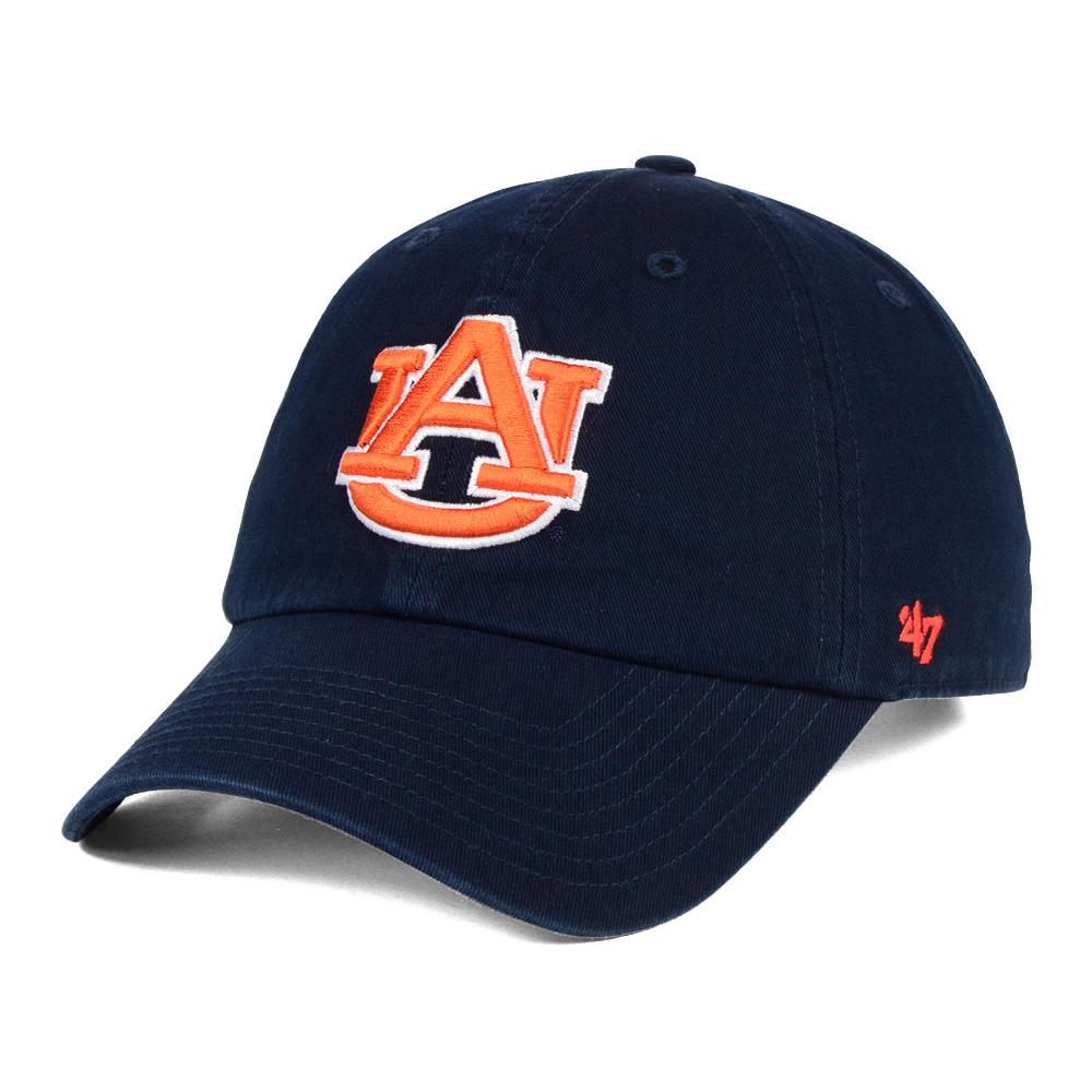 Men's '47 Navy Auburn Tigers Clean Up Adjustable Hat