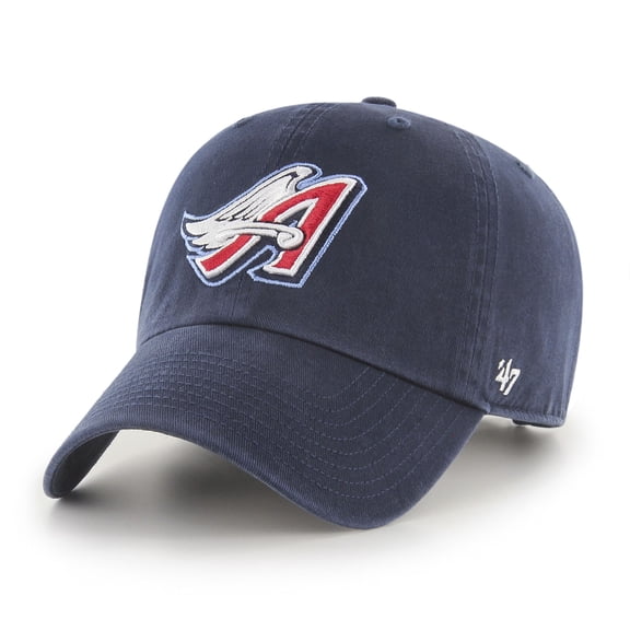 Men's '47 Navy California Angels Cooperstown Collection Clean Up Adjustable Hat