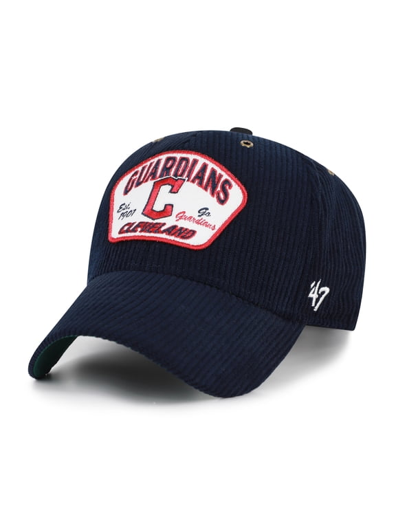 Unisex '47 Navy Cleveland Guardians Accordia Corduroy MVP Adjustable Hat