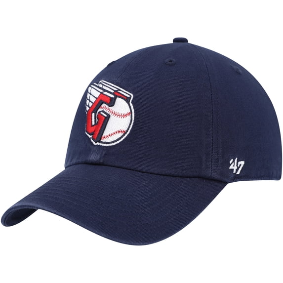 Men's '47 Navy Cleveland Guardians Clean Up Adjustable Hat