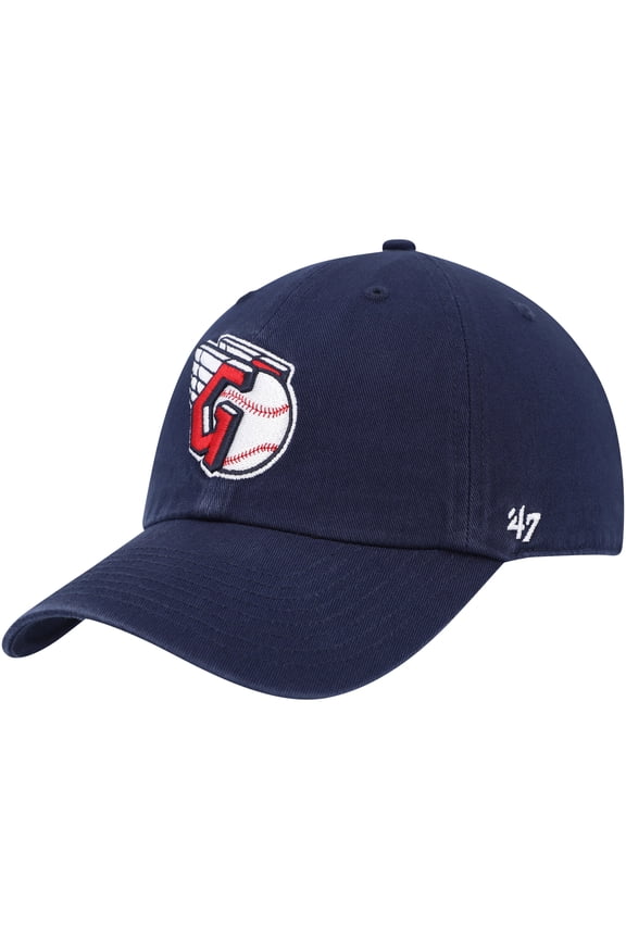 Men's '47 Navy Cleveland Guardians Clean Up Adjustable Hat