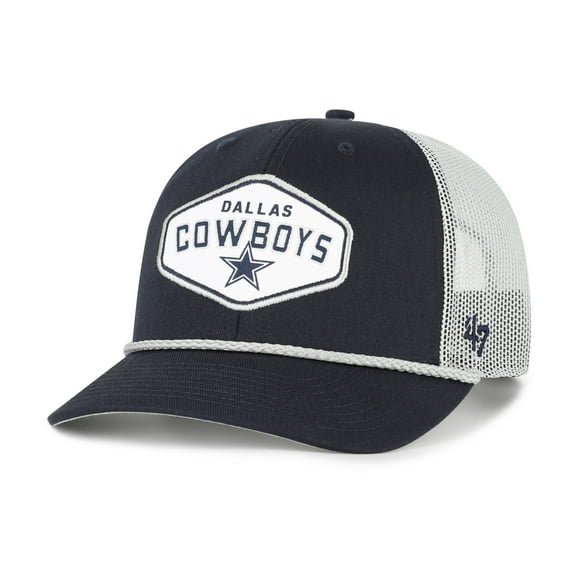 Men's-'47 Navy Dallas Cowboys Ace Out Rope Trucker Hat