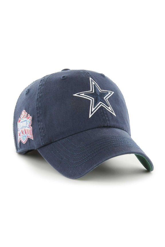 Men's '47 Navy Dallas Cowboys Sure Shot Franchise Fitted Hat