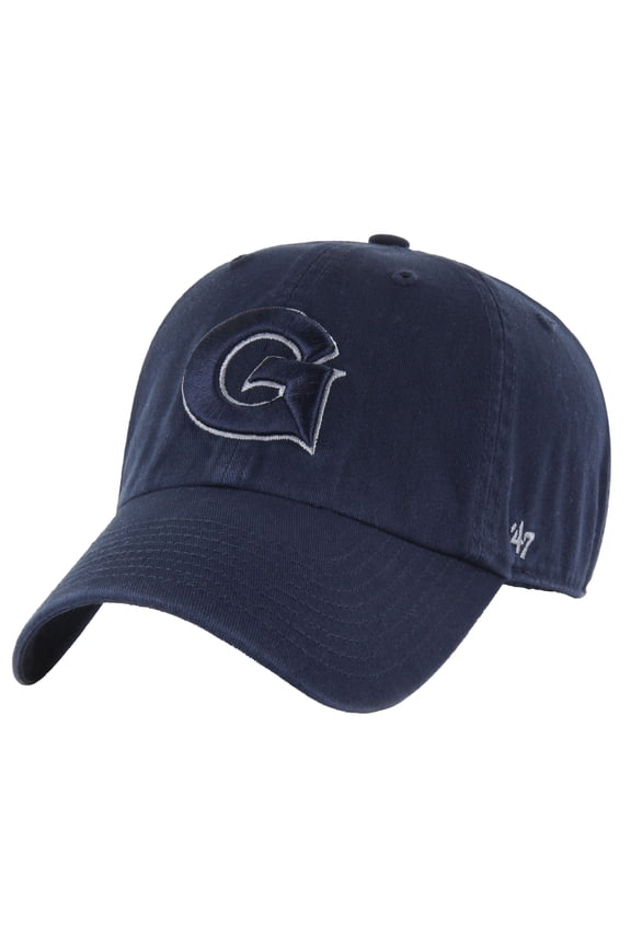 Men's '47 Navy Georgetown Hoyas Clean Up Adjustable Hat