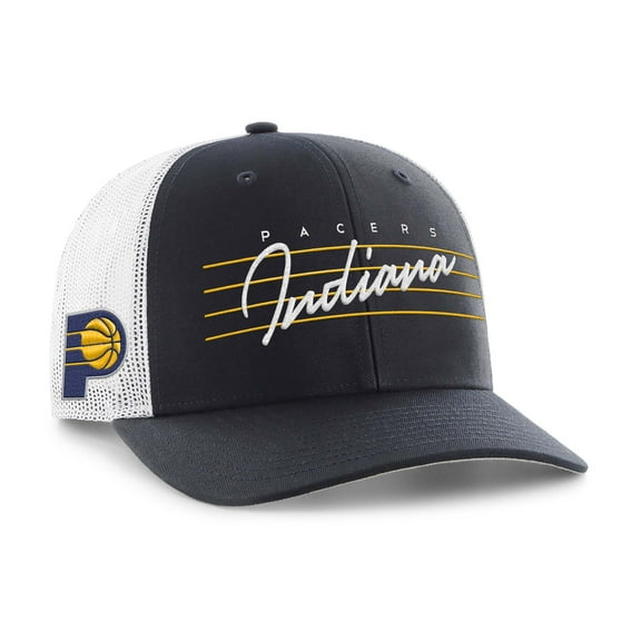 Men's '47 Navy Indiana Pacers Downburst Trucker Adjustable Hat