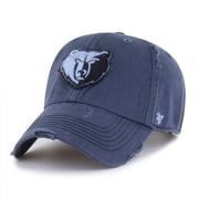 Mens 47 Navy Memphis Grizzlies Weathered Clean Up Adjustable Hat