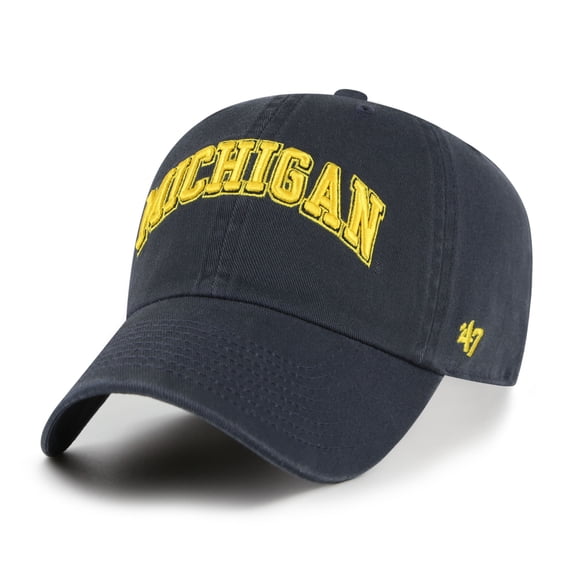 Men's '47 Navy Michigan Wolverines Clean Up Adjustable Hat