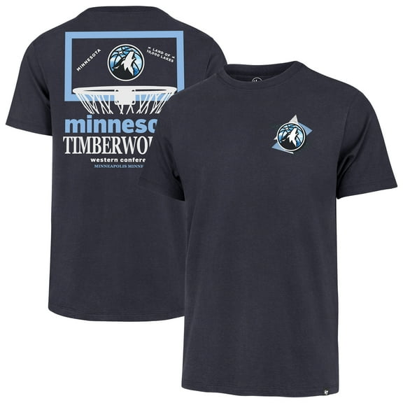 Men's-'47  Navy Minnesota Timberwolves City Edition Backboard T-Shirt