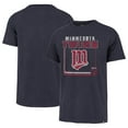 thumbnail image 1 of Men's '47  Navy Minnesota Twins Cooperstown Collection Borderline Franklin T-Shirt, 1 of 3