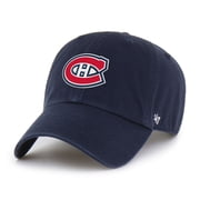 Mens 47 Navy Montreal Canadiens Logo Clean Up Adjustable Hat