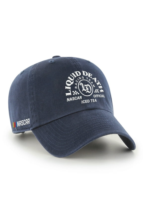 Men's '47 Navy NASCAR Liquid Death Triple Hit Clean Up Adjustable Hat