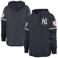 thumbnail image 1 of Men's '47  Navy New York Yankees Pinstripe Double Header Pullover Hoodie, 1 of 1