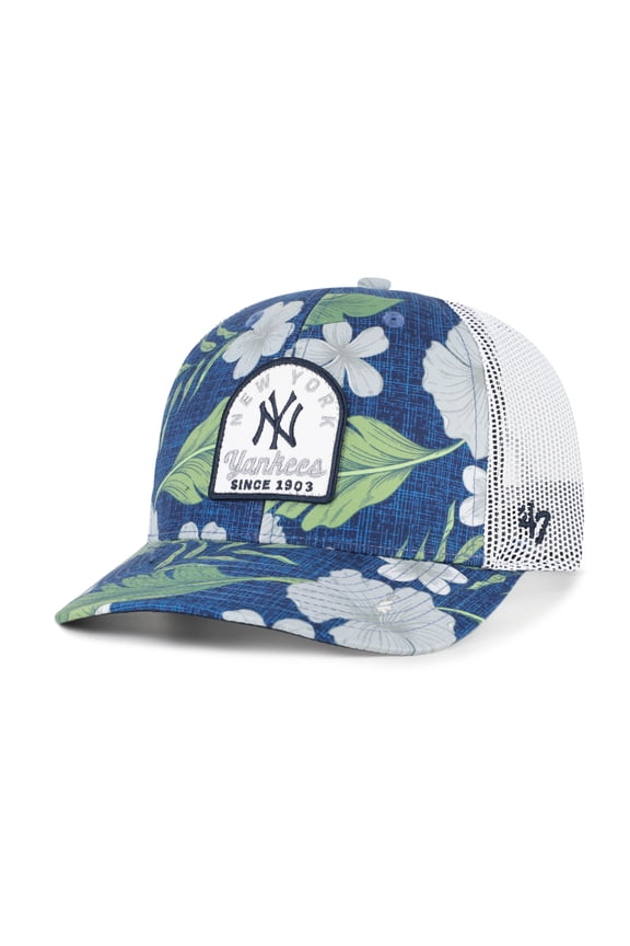 Men's '47  Navy New York Yankees Tei Beachside Adjustable Trucker Hat