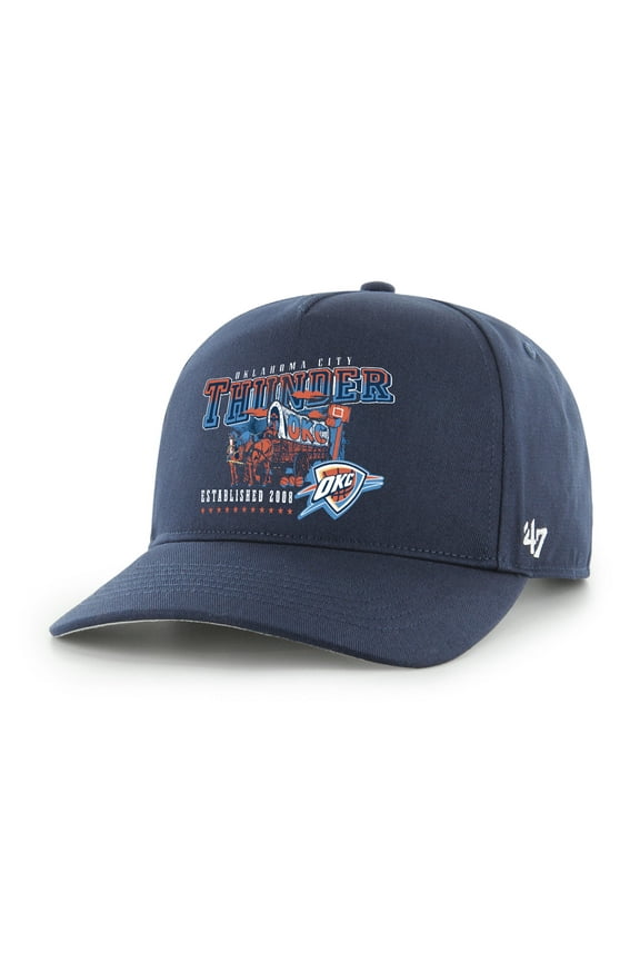 Men's '47 Navy Oklahoma City Thunder Solid Hitch Adjustable Hat