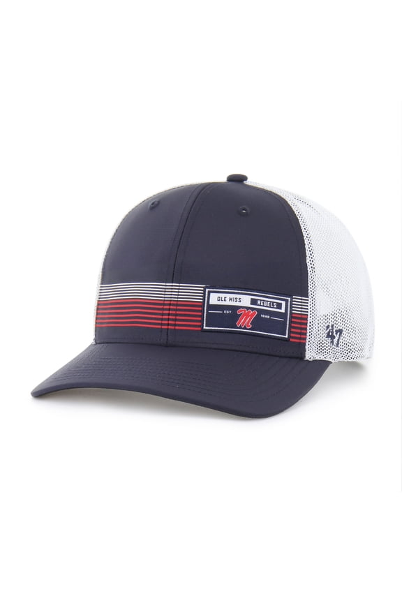 Men's '47 Navy Ole Miss Rebels Rangefinder brrr Trucker Adjustable Hat