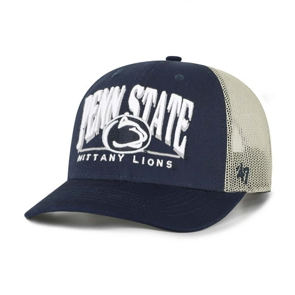 Men's '47 Navy Penn State Nittany Lions Arid Adjustable Trucker Hat