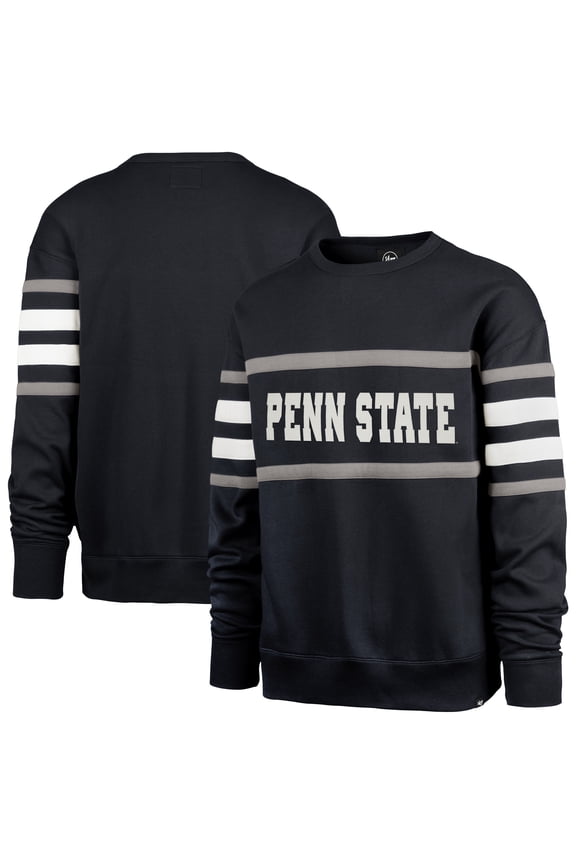 Men's '47 Navy Penn State Nittany Lions Coaches Collection Pullover Sweatshirt