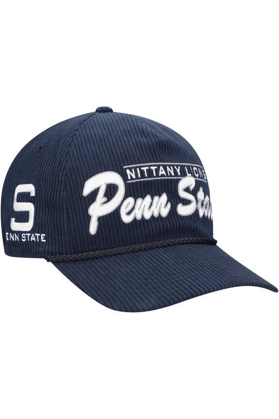 Men's '47 Navy Penn State Nittany Lions Gridiron Double Header Hitch Adjustable Hat