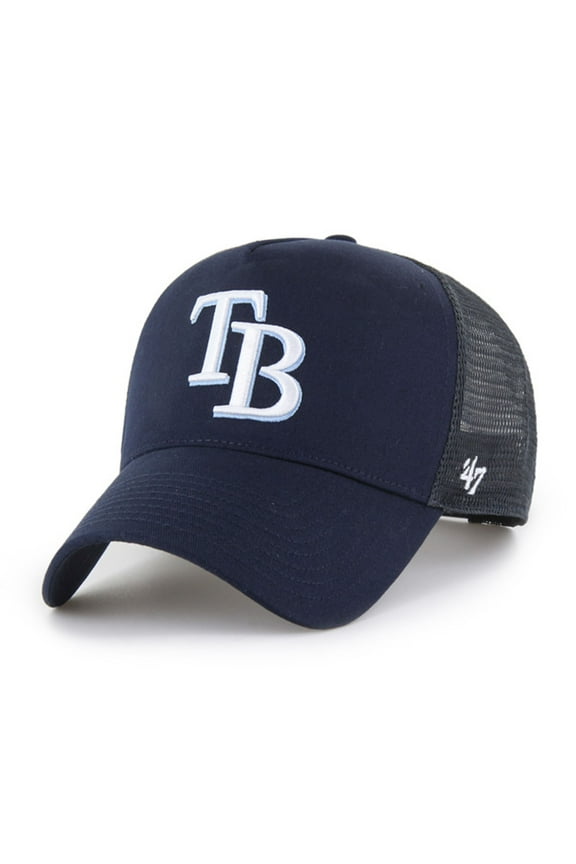 Men's '47 Navy Tampa Bay Rays Ballpark Offside Adjustable Trucker Hat