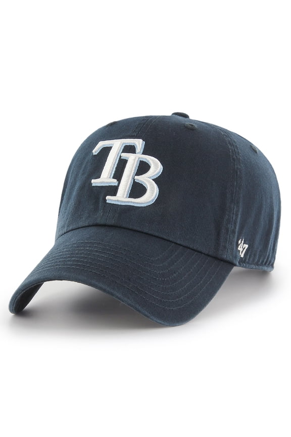 Men's '47 Navy Tampa Bay Rays Clean Up Adjustable Hat