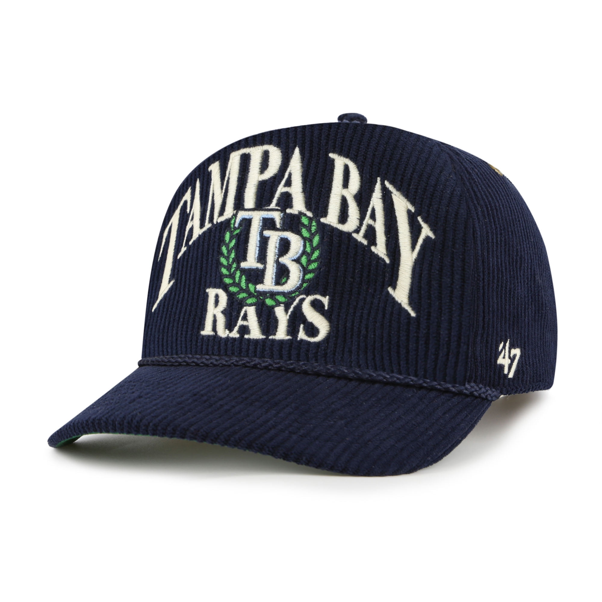 Men's '47 Navy Tampa Bay Rays Pitchout Rope Hitch Adjustable Hat ...