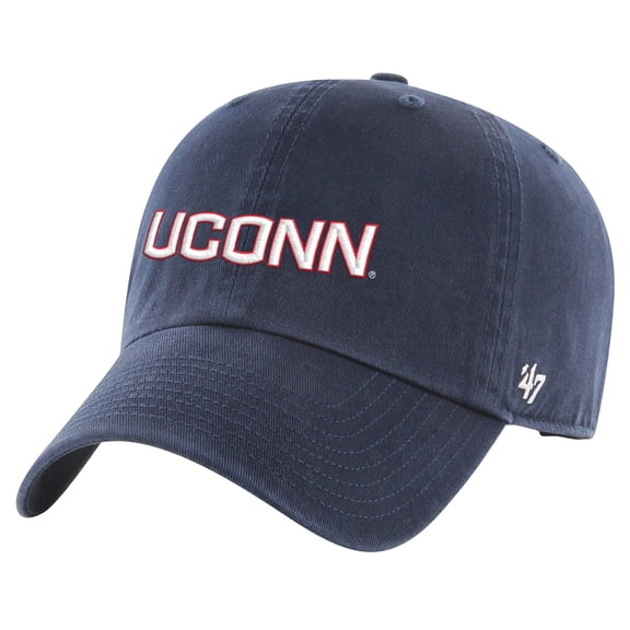 Unisex '47 UConn Huskies Navy Clean Up Adjustable Hat