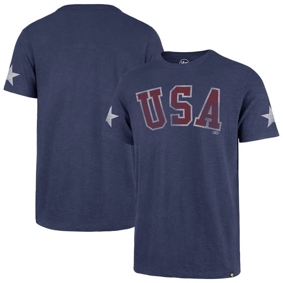 Men's '47 Navy USA Hockey Victory Run T-Shirt