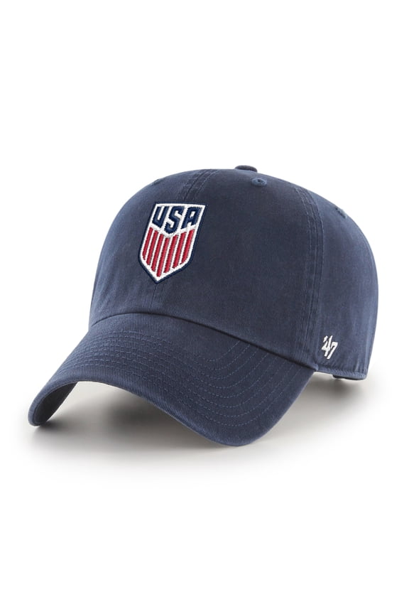 Men's '47 Navy USMNT Crest Clean Up Adjustable Hat