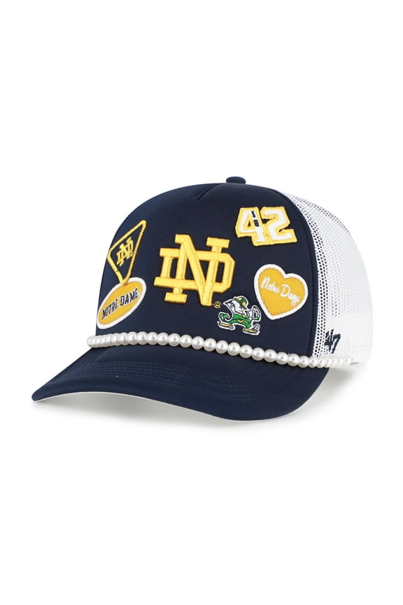 Men's '47  Navy/White Notre Dame Fighting Irish Rally On Hitch Adjustable Hat