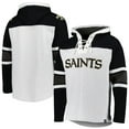 thumbnail image 1 of Men's '47 New Orleans Saints Heather Gray Gridiron Lace-Up Pullover Hoodie, 1 of 4