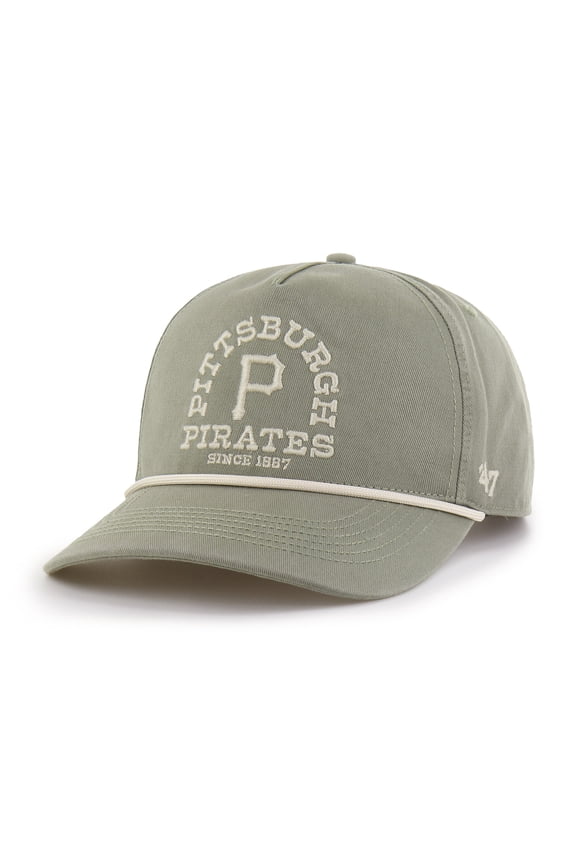 Men's '47  Olive Pittsburgh Pirates Canyon Ranchero Hitch Adjustable Hat