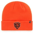 thumbnail image 1 of Men's '47 Orange Chicago Bears Secondary Basic Logo Cuffed Knit Hat, 1 of 2