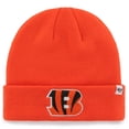 thumbnail image 1 of Men's '47 Orange Cincinnati Bengals Secondary Basic Cuffed Knit Hat, 1 of 1