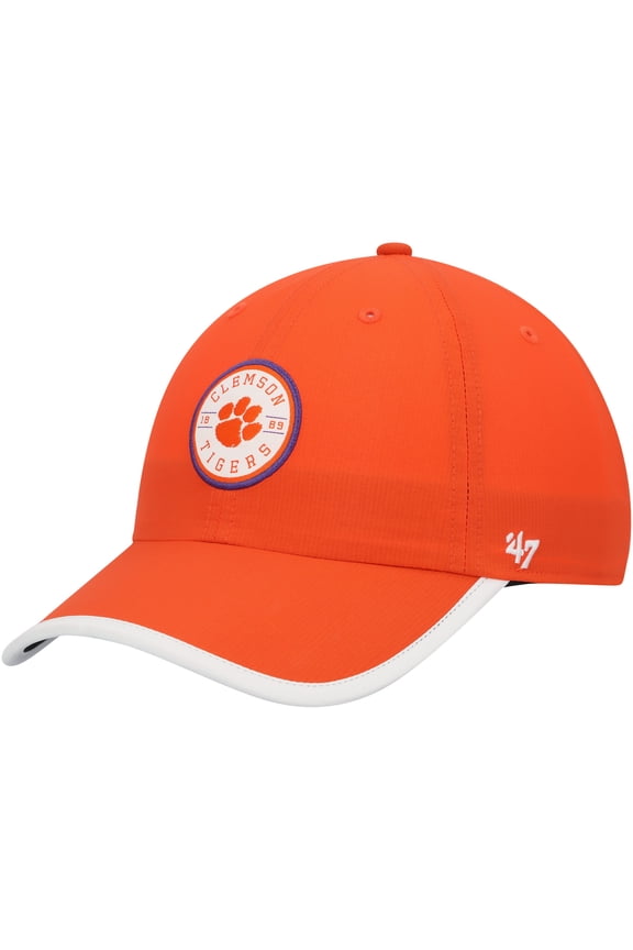 Men's '47  Orange Clemson Tigers Microburst Clean Up Adjustable Hat