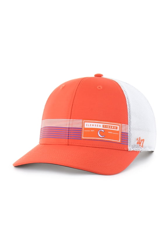 Men's '47 Orange Clemson Tigers Rangefinder brrr Trucker Adjustable Hat