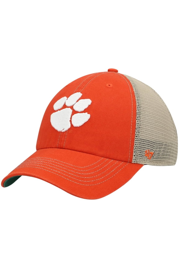 Men's '47 Orange Clemson Tigers Trawler Trucker Snapback Hat