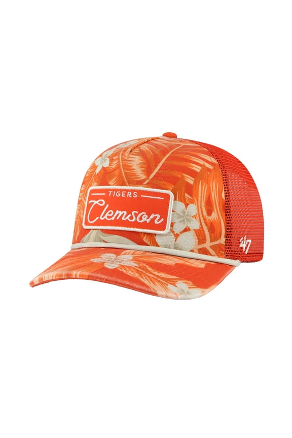 Men's '47 Orange Clemson Tigers Tropicalia Hitch Adjustable Hat