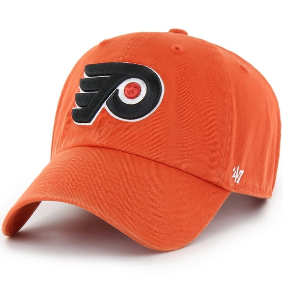 Men's '47 Orange Philadelphia Flyers Team Clean Up Adjustable Hat
