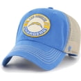 thumbnail image 1 of Men's '47 Powder Blue/Natural Los Angeles Chargers Notch Trucker Clean Up Adjustable Hat, 1 of 2