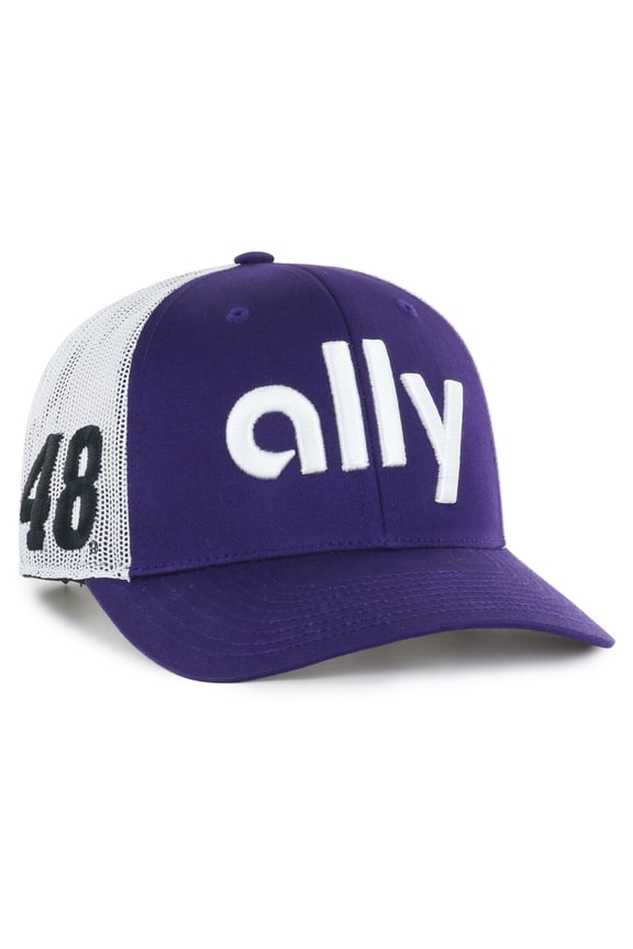 Men's '47 Purple Alex Bowman Trucker Adjustable Hat