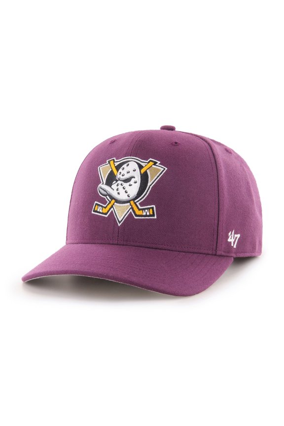 Men's '47 Purple Anaheim Ducks Cold Zone MVP Adjustable Hat