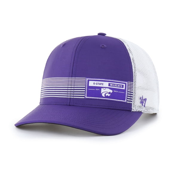 Men's '47  Purple Kansas State Wildcats Rangefinder brrr Trucker Adjustable Hat