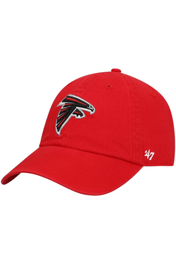Men's '47 Red Atlanta Falcons Secondary Clean Up Adjustable Hat