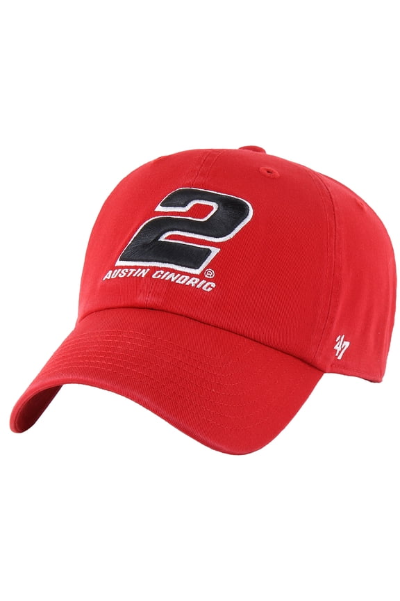 Men's '47 Red Austin Cindric Clean Up Adjustable Hat