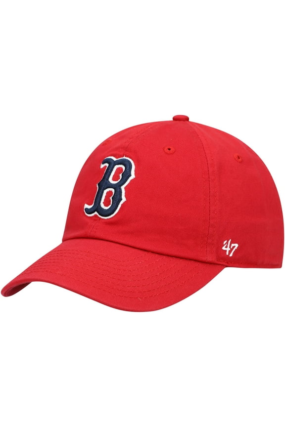 Men's '47 Red Boston Red Sox Clean Up Adjustable Hat