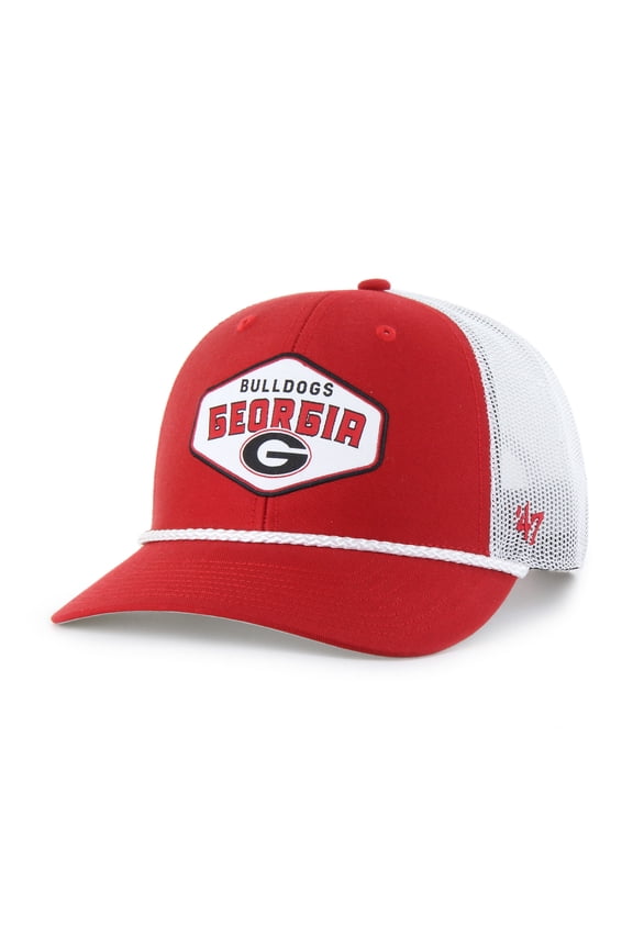 Men's '47  Red Georgia Bulldogs Ace Out Rope Adjustable Trucker Hat