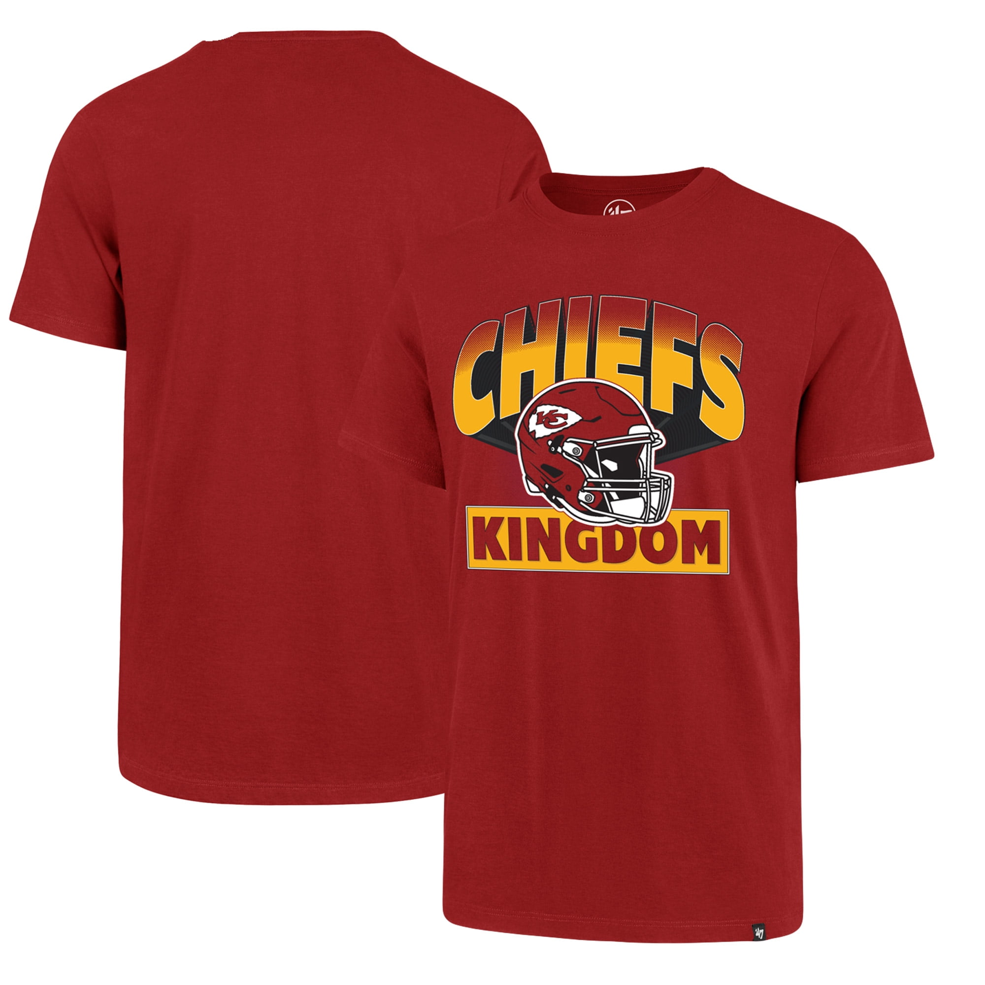 Cheifs Rival Color Men's '47 Red Kansas City Chiefs Chiefs Kingdom Super Rival T-Shirt ...