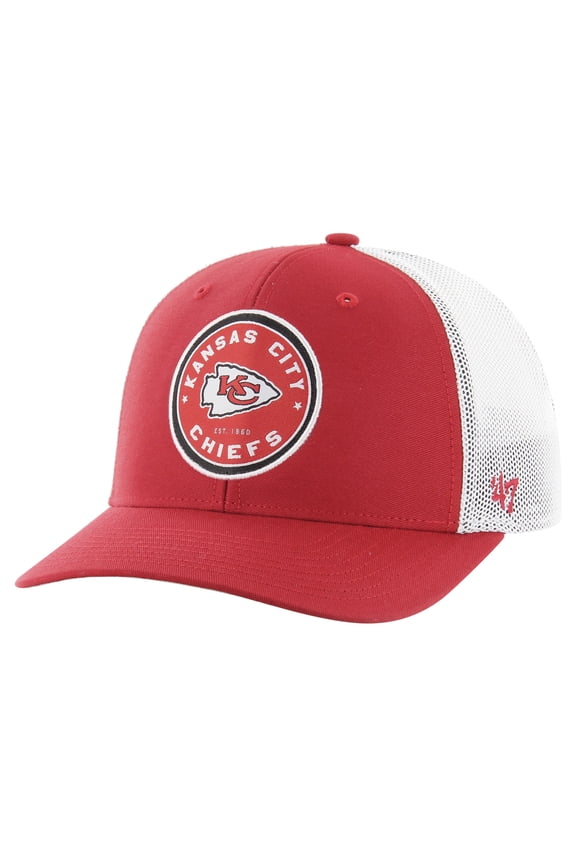 Men's '47 Red Kansas City Chiefs Disclose Trophy Stretch Fit Hat